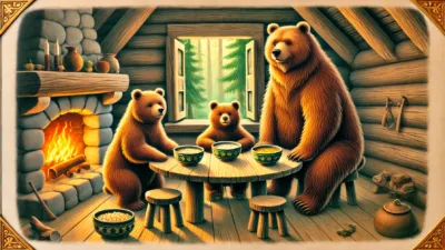 【童話】『3匹のくま』絵本のあらすじを解説