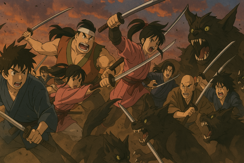 『南総里見八犬伝』のあらすじをわかりやすく解説のワンシーン