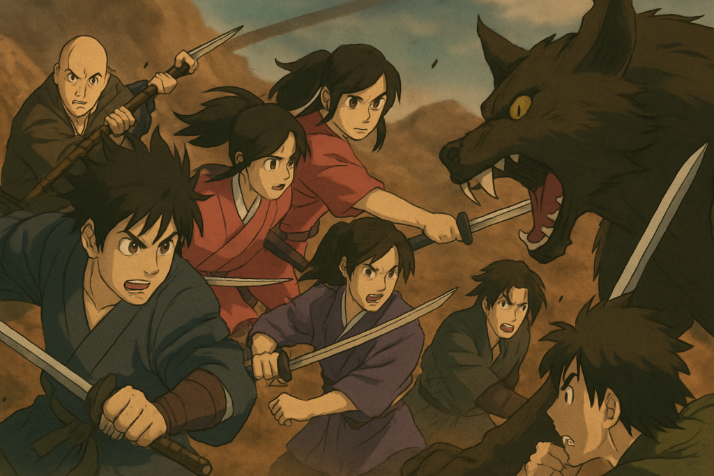 『南総里見八犬伝』のあらすじをわかりやすく解説のワンシーン