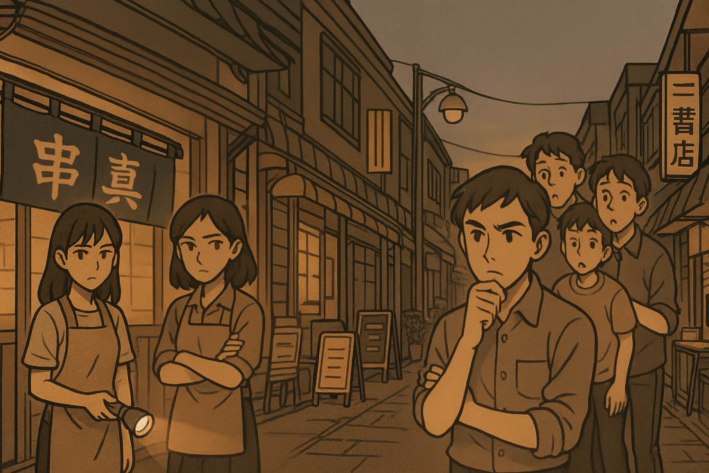 『ぎんなみ商店街の事件簿』のあらすじを解説のワンシーン