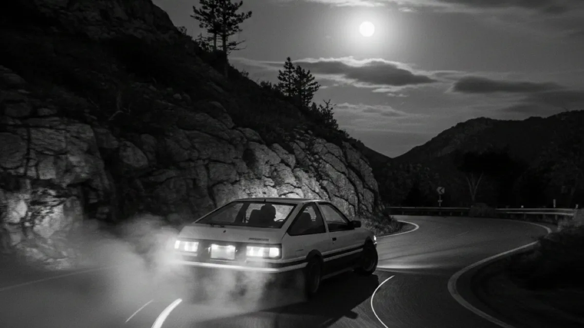 【アニメ】『頭文字D』キャスト・声優一覧とあらすじを徹底解説のワンシーン