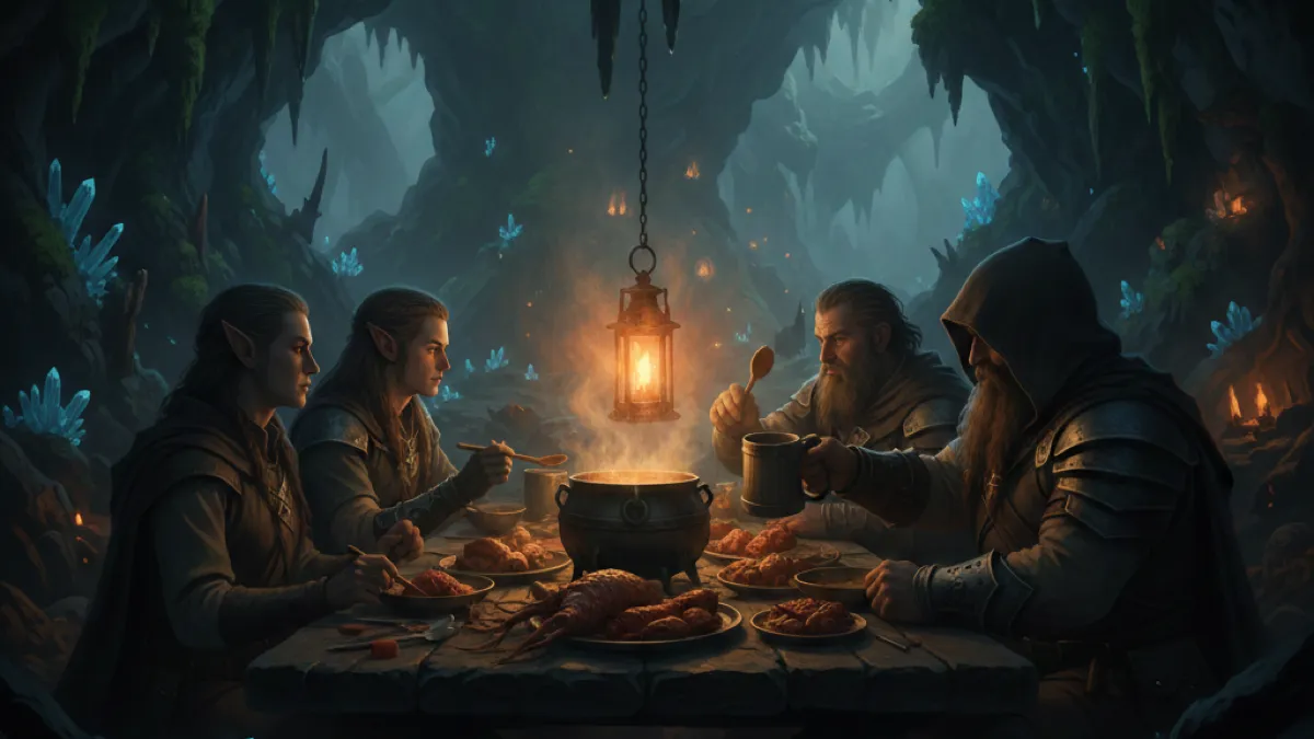 【アニメ】『ダンジョン飯』キャスト・声優・登場人物を解説のワンシーン