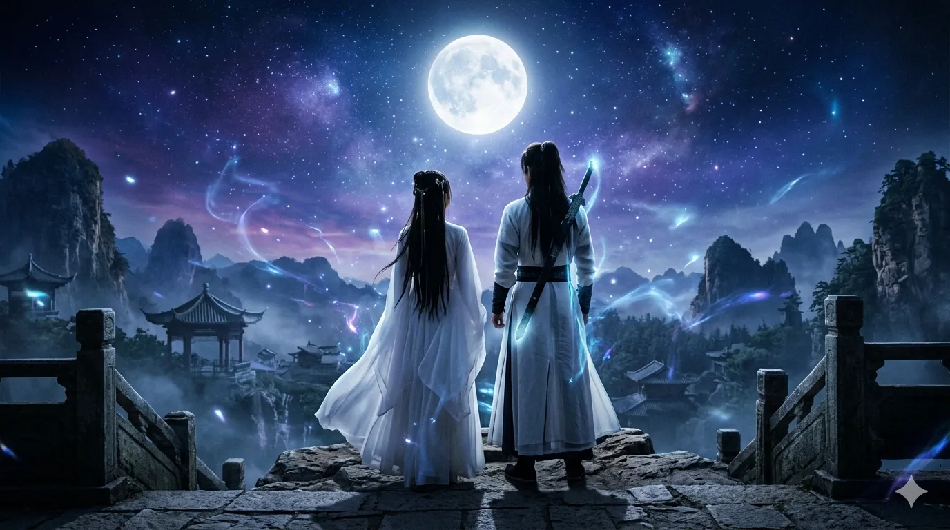 月歌行 キャスト 相関図｜陸離・柳梢の絆と神族・洛族をめぐる人物関係を徹底解説のワンシーン