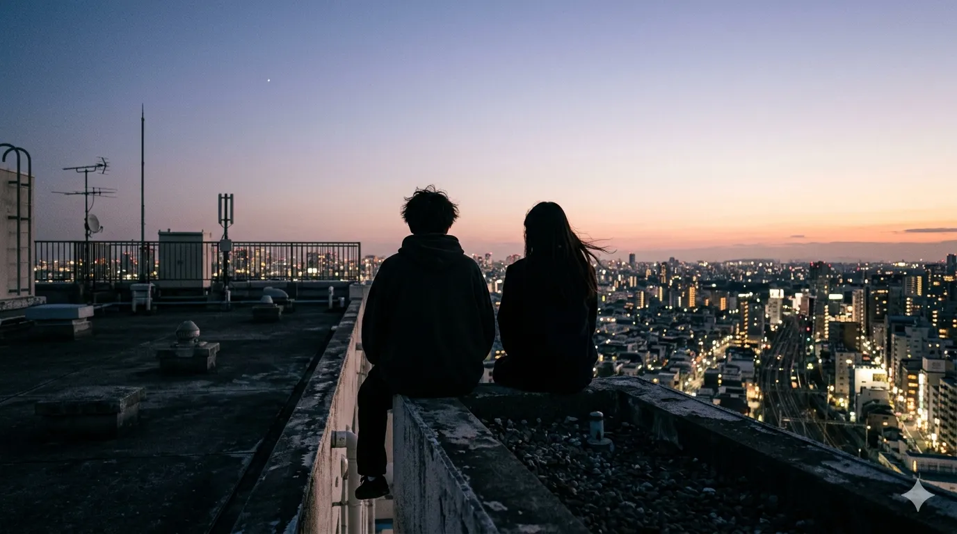 【アニメ】『よふかしのうた』キャラ・声優一覧とあらすじを解説のワンシーン