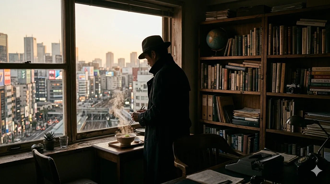 【ドラマ】『美食探偵 明智五郎』キャスト・相関図とあらすじを解説のワンシーン